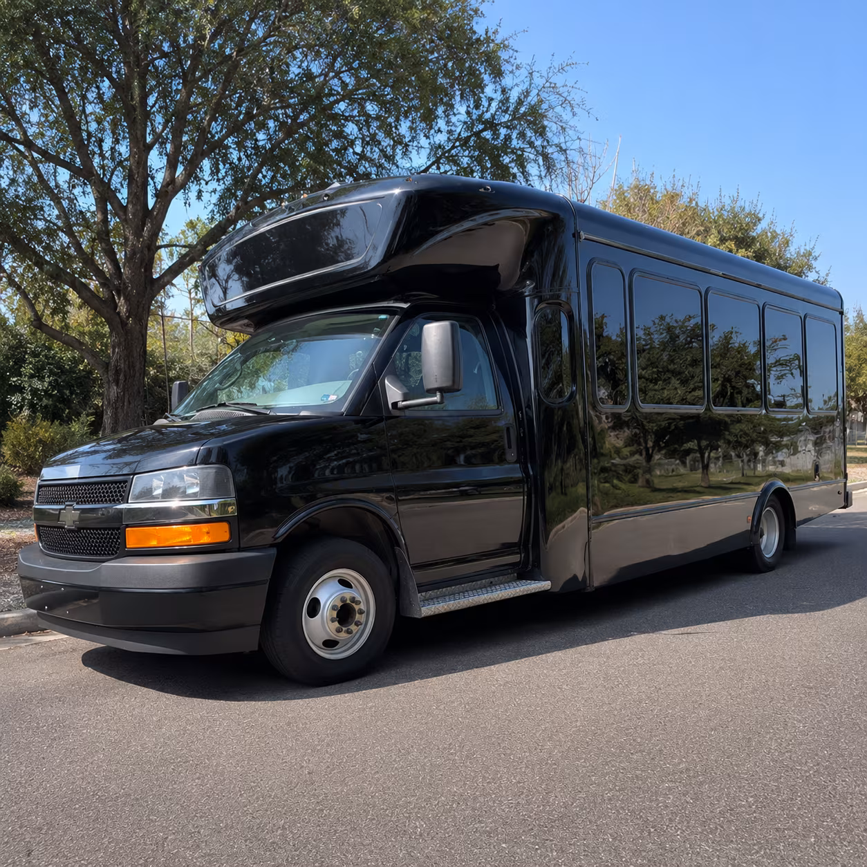 johns creek party bus booking step 1