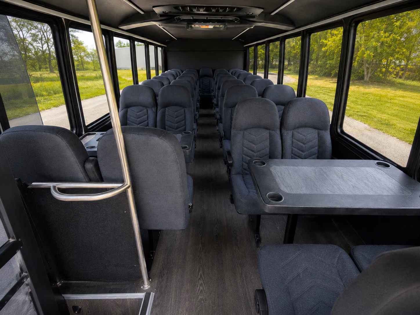 johns creek school event transportation onboard seating