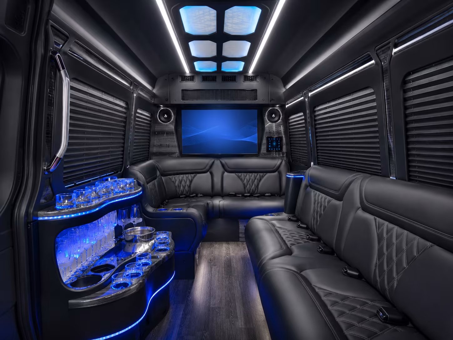 johns creek wedding transportation onboard seating