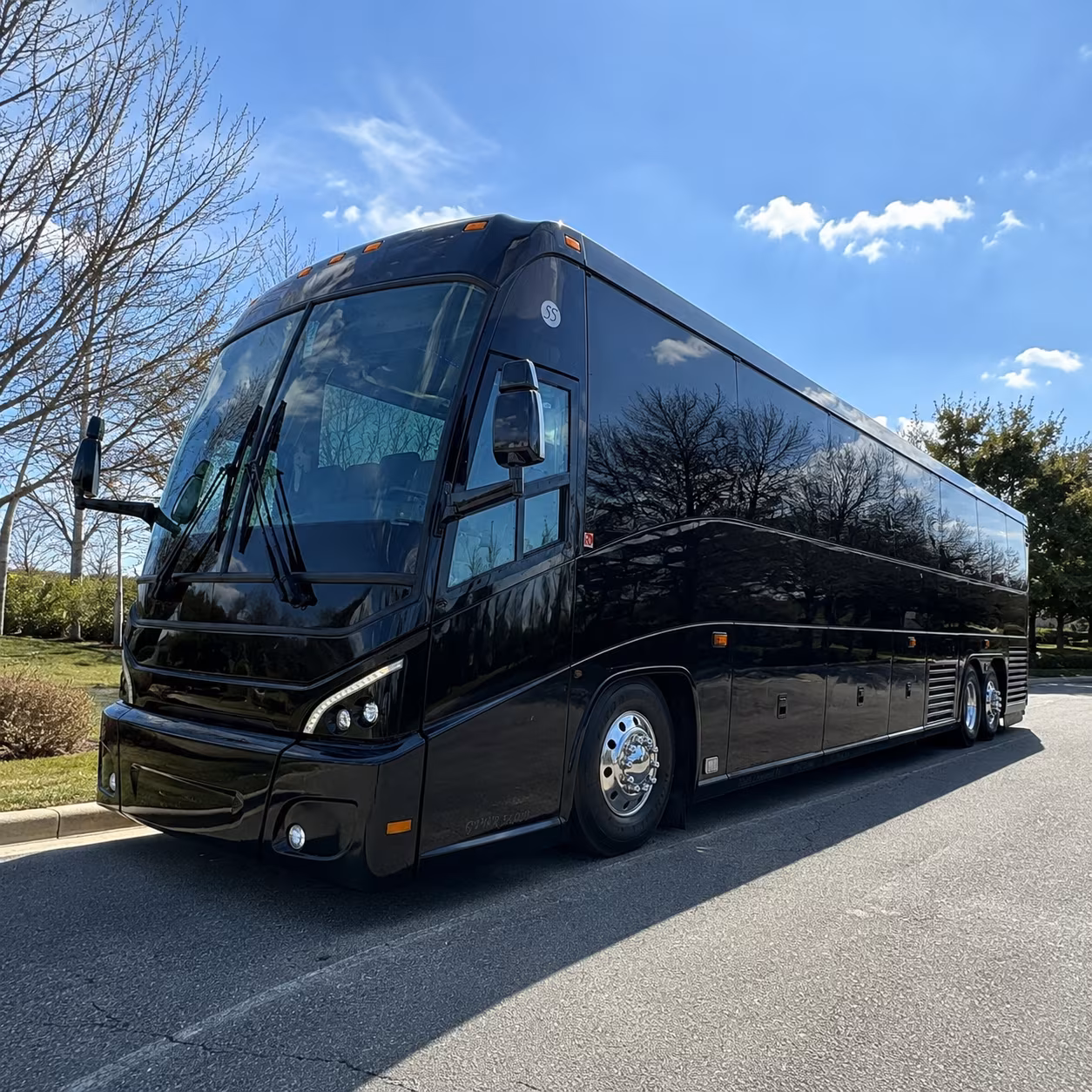 multi stop employee pickup loops through johns creek neighborhoods